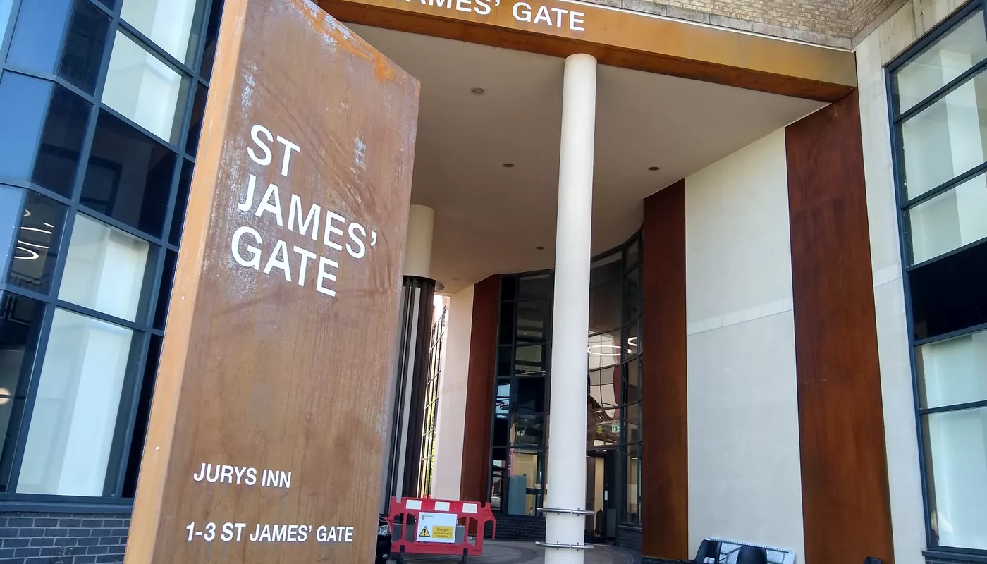 St James' Gate Signage project sign